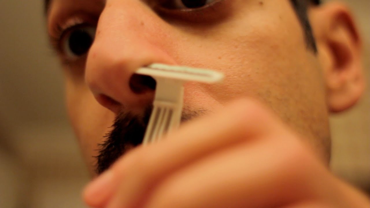 How To Trim Your Nose Hairs - YouTube