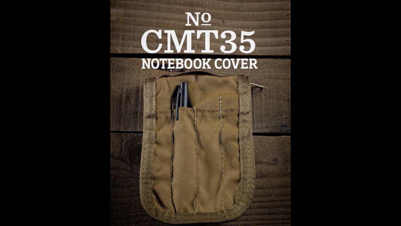 No.CMT35 Notebook Cover - MOLLE Compatible