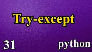 Try-except in python |  Bangla #30