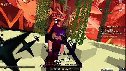 Minecraft pvp Build UHC (Mouse and Keyboard sounds ASMR)