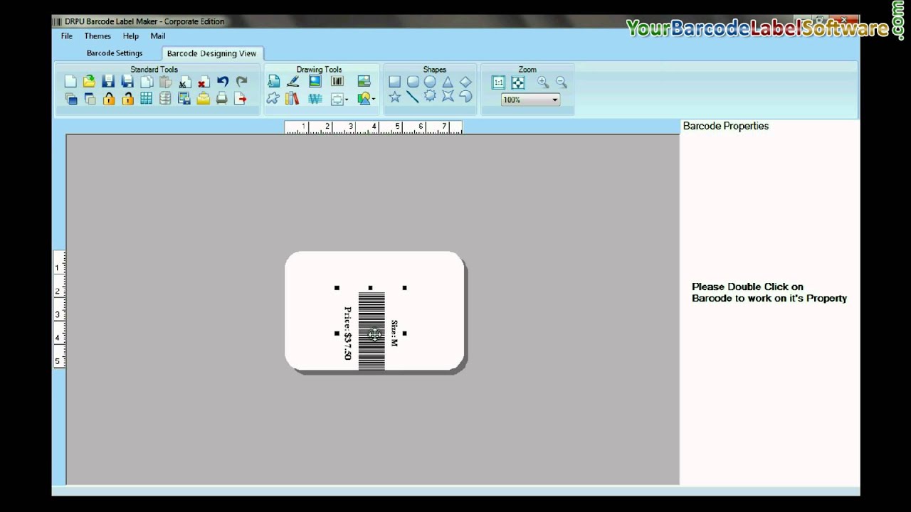 Design and print barcode images using DRPU Barcode Label Maker Software ...