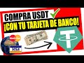 Comprar USDT con Tarjeta de Debito o Credito SIN KYC 🤑👉 SIN COMISIÓN (Desde cualquier País)