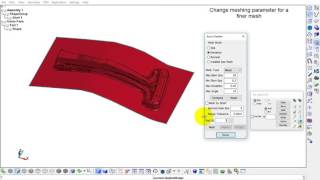 LS-PrePost eZSetup Workshop03-Change meshing parameter for a finer mesh Wealth