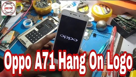 Opp A71 Hang On Logo // Oppo A71 Restart Problem Solve 100%
