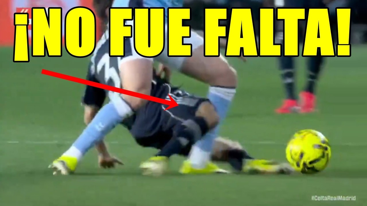 ¡ESCÁNDALOSO ROBO AL CELTA! ¡1-2 ILEGAL POR FALTA CLARISIMA SOBRE FER LÓPEZ EN LA ÚLTIMA JUGADA!