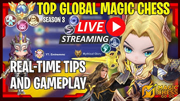 🔴 LIVE: TOP 4 GLOBAL MAGIC CHESS GO GO S3 3000+ STARS!!!