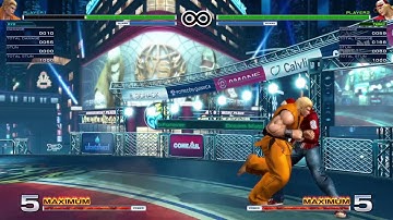 KOF XIV Terry Bogard 4 Frame Safe Jump after Corner Combo