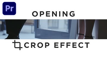 How to create Crop Opening Transition Effect (Black bars open close)