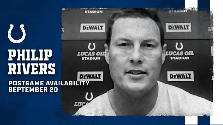 Philip Rivers Postgame Press Conference | Colts vs. Vikings