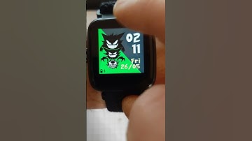 PineTime InfiniTime watch face Gengar update 1