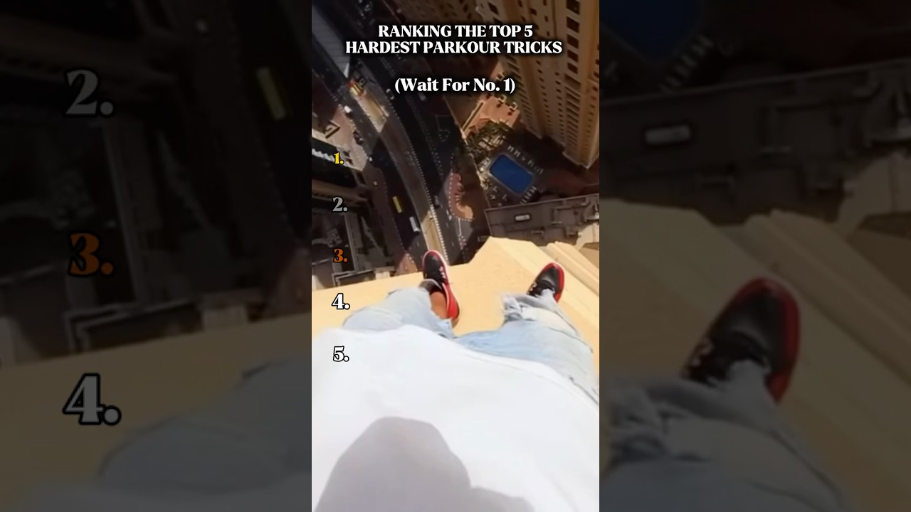 RANKING THE TOP 5 HARDEST PARKOUR TRICKS 🔥 