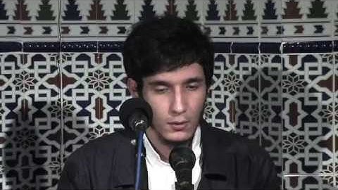 القارئ عبد الحق البريق بمسجد مصعد ابن عمير بمنريسا
