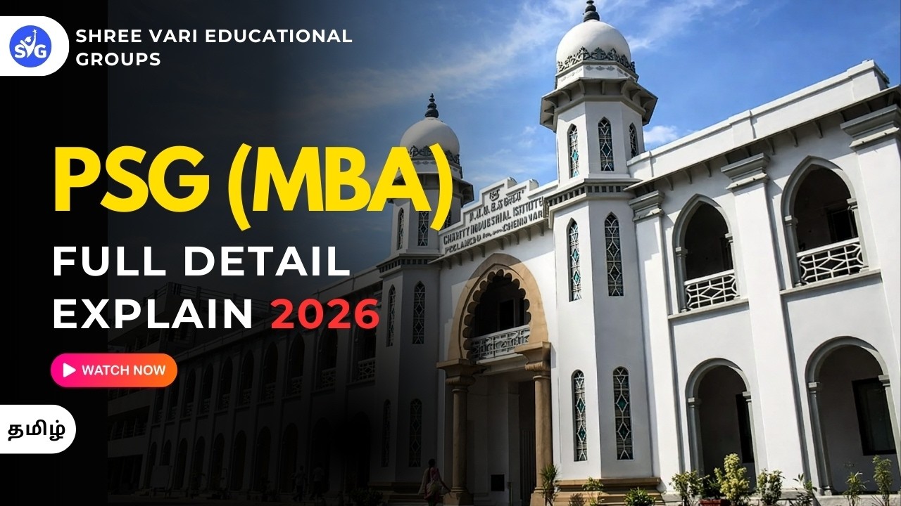 PSG MBA Overview 2026 | Courses, Fees, Placements & Admission Process # ...