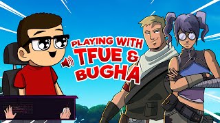 Nick Eh 30&#39;s FIRST TIME playing with Tfue &amp; Bugha!