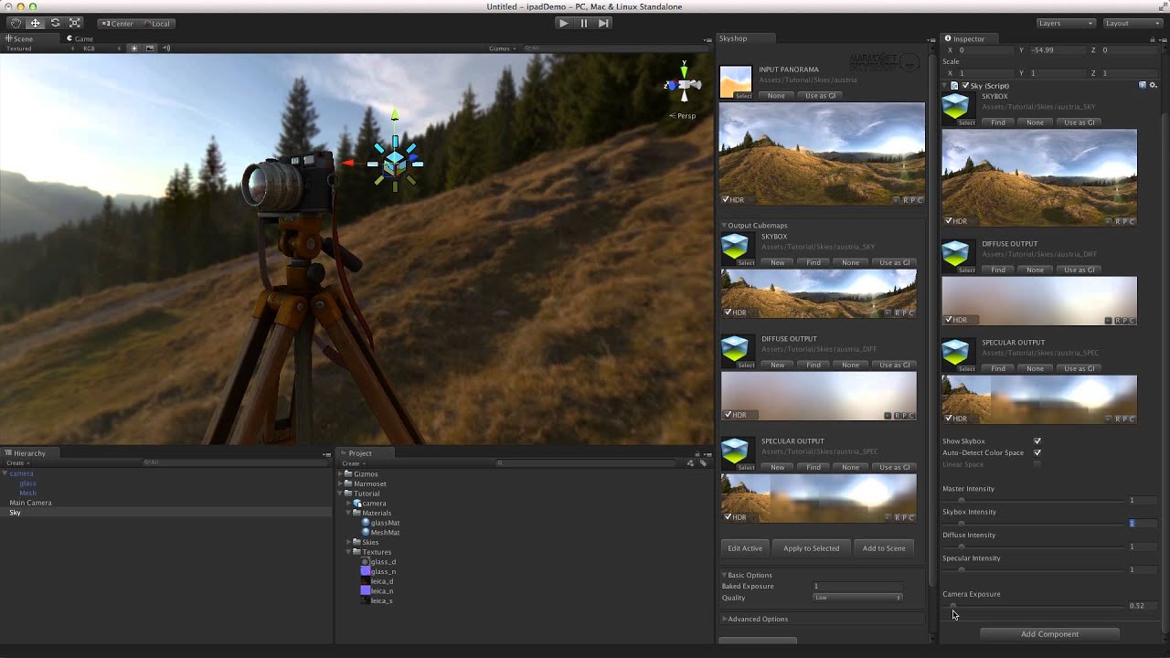 skyshop tutorial intro to image based lighting in unity youtube