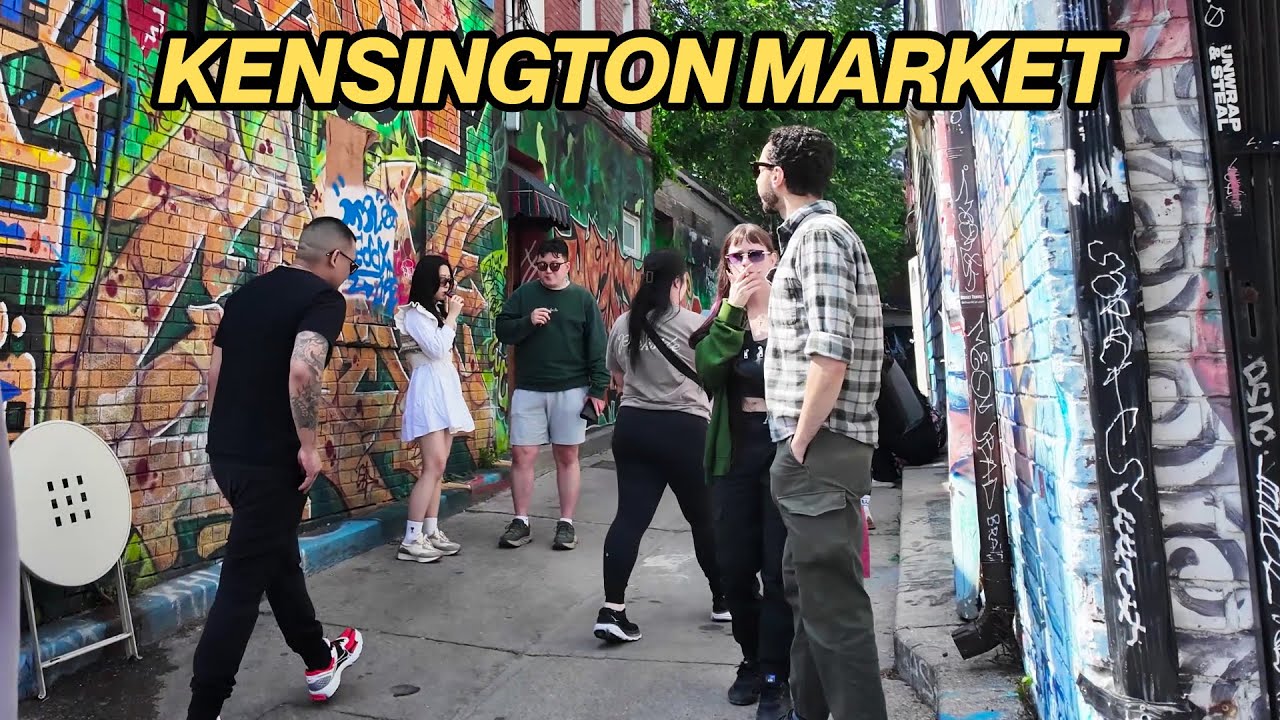 Toronto's Eclectic Kensington Market | Downtown Spring Walk (June 2025)