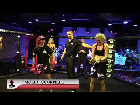 REIGN FIGHTING 3 - MOLLY OCONNELL VS EMMA CHAMBERS - WMMA FIGHT VIDEO