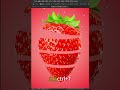 Photoshop sliced-fruit poster effect—learn it in 20 seconds! | PS分割水果海报效果,20秒教会你!