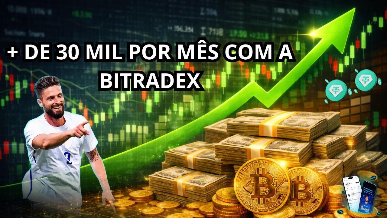 💸 Assalariado Ganhando + de 30 Mil por Mês com a BitradeX!