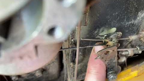 Cub Cadet Quietline throttle/gov and choke linkage