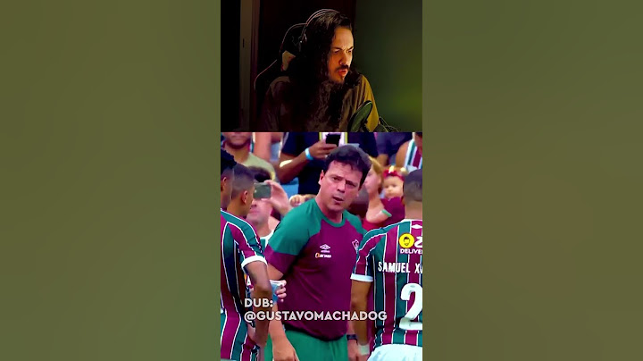 DUBLAGEM DE FERNANDO DINIZ EM ESPORRO NO TIME DO FLUMINENSE