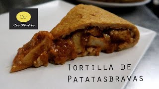 La Tortilla de Patatas🥔 Bravas 🔥 Que Inspiró @bravasbarcelona 🌶️ by Les Truites 19,455 views 3 years ago 9 minutes, 59 seconds
