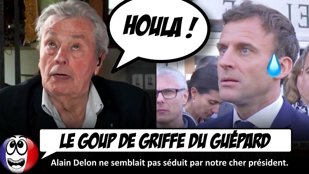 Quand Alain Delon ÉGRATIGNAIT Emmanuel Macron...