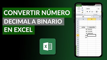 Cómo Convertir un Número Decimal a Binario con la Función DEC.A.BIN en Excel
