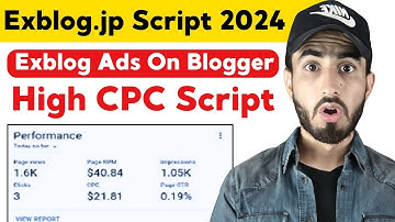 Exblog Adsense Ads On Blogger | Paid Script Free | Exblog Jp High CPC Scprit | Mr Sham