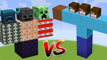 Girl Herobrine vs All Minecraft Bosses - Minecraft Mob Battle