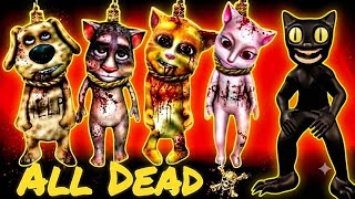 EVIL BLACK CAT - Destroyed Everyone?! 😱 RIP All Characters☠️Talking Tom Friends - AMONG US - R.I.P screenshot 5