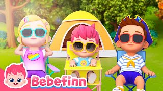 EP98 | Camping Song 🏕 | Outdoor Play and Learning | Bebefinn Nursery Rhymes