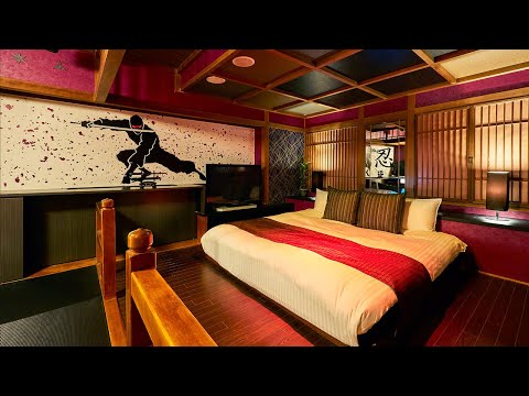 Staying in a Ninja Room with Clever Mechanisms🥷 | HOTEL LOVE