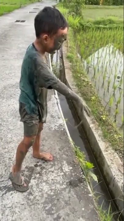 bocah mandi lumpur #shorts