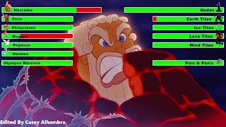 Hercules (1997) Final Battle with healthbars 2/2