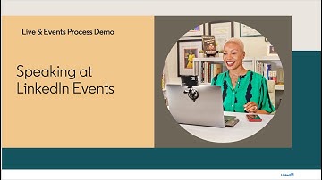 Speaking at LinkedIn Events