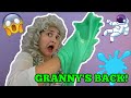 GRANNY makes SLIME! STORIES and SLIME. TUTORIAL! The TOYTASTIC Sisters. FUNNY SKIT!