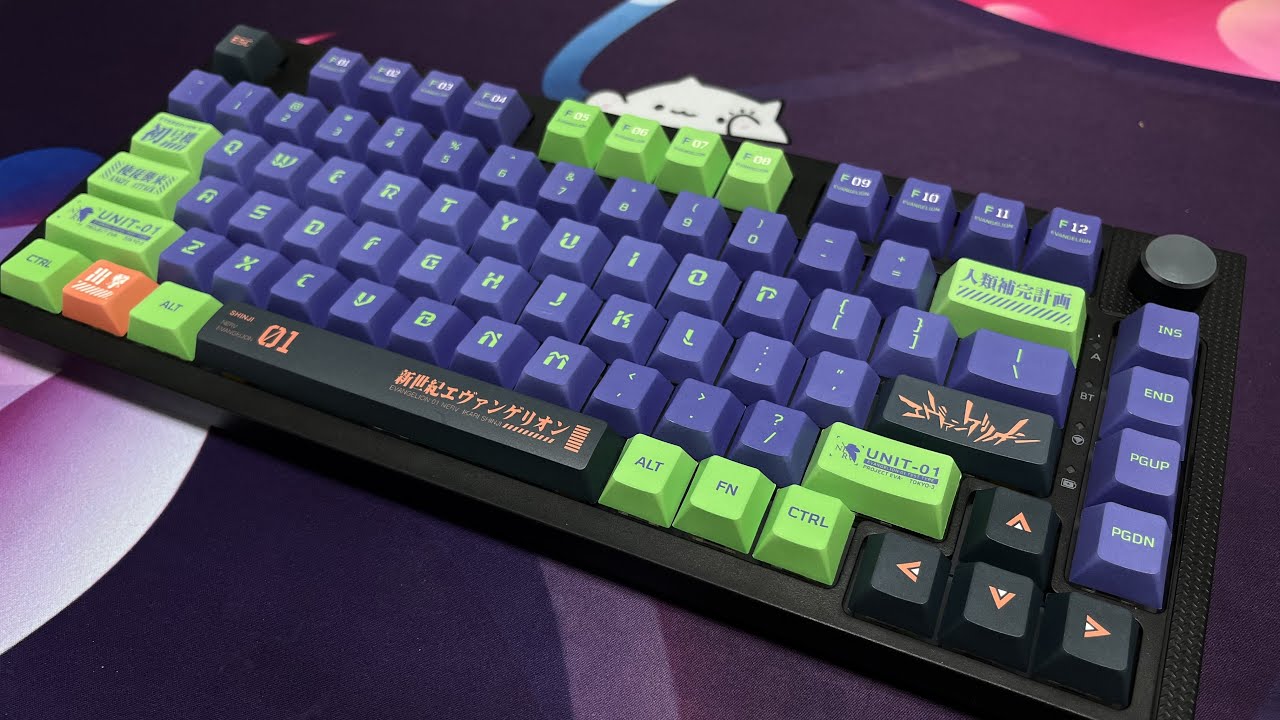 Feker IK75 Black + KTT Milk Yellow (2022 Budget thocky custom keyboard)