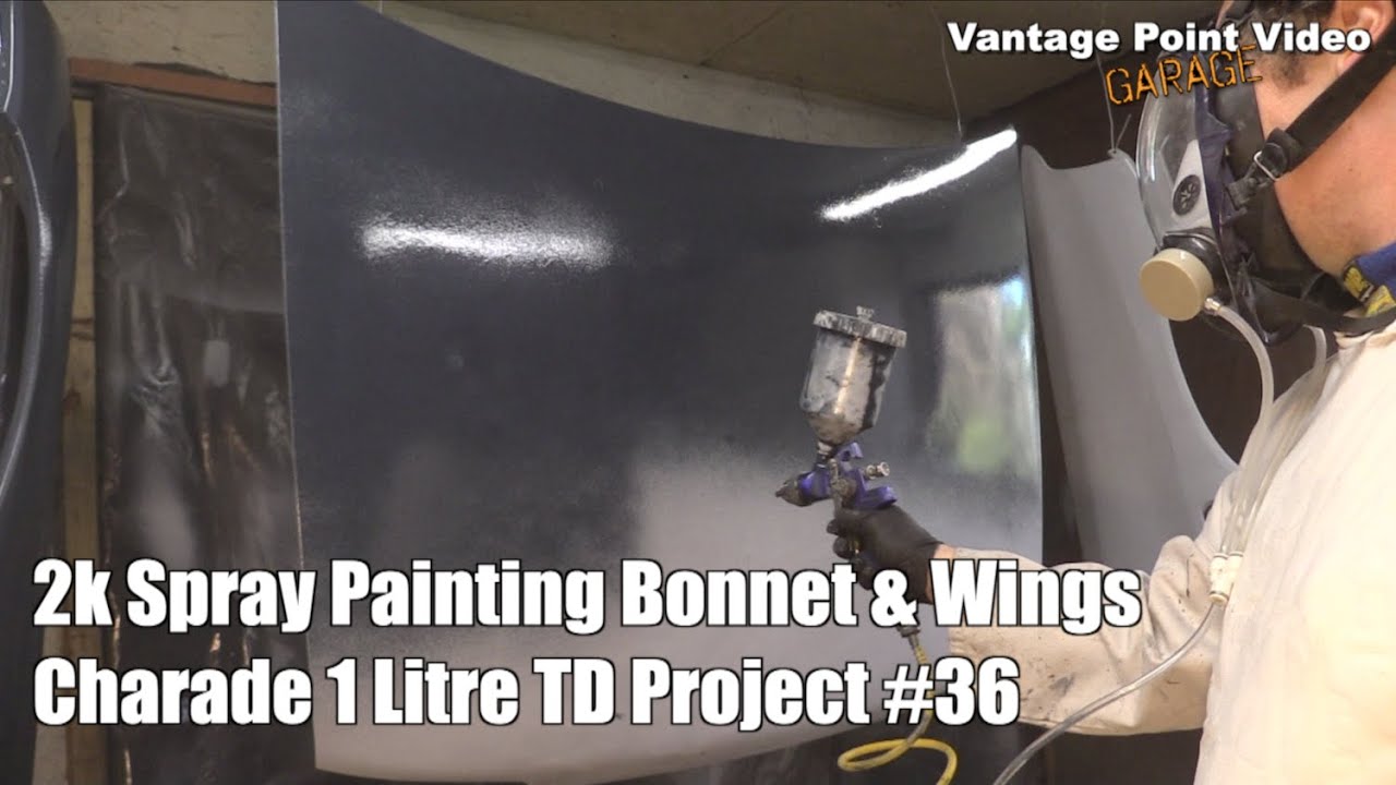 2k Spray Painting & Wings Charade Restoration 36 YouTube