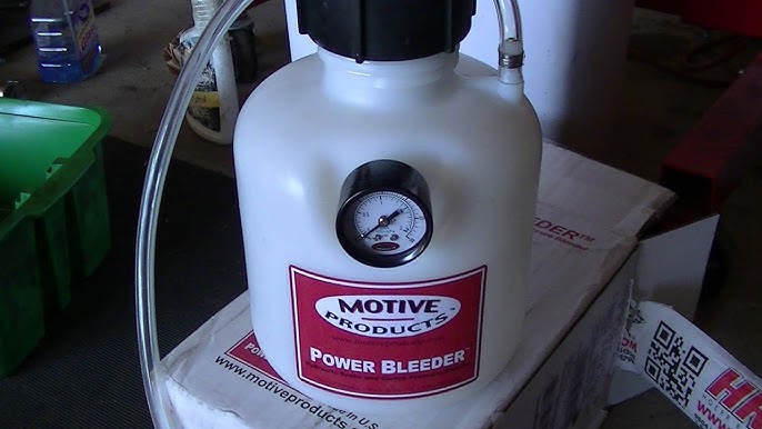 Motive Products 0117 Black Label Power Bleeder 2-Quart Tank with Hose,  Extra Tubing, and Adapter, Compatible with Ford Vehicles