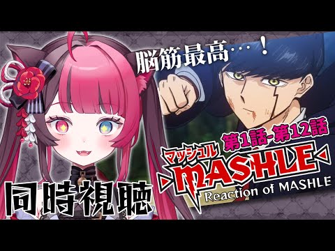 【同時視聴】完全初見！ マッシュル - MASHLE -  第1話～第12話 / アニメ リアクション Reaction Anime [ Vtuber 山河椿 ]