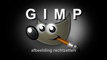 foto bewerken in Gimp (rechtzetten horizon)