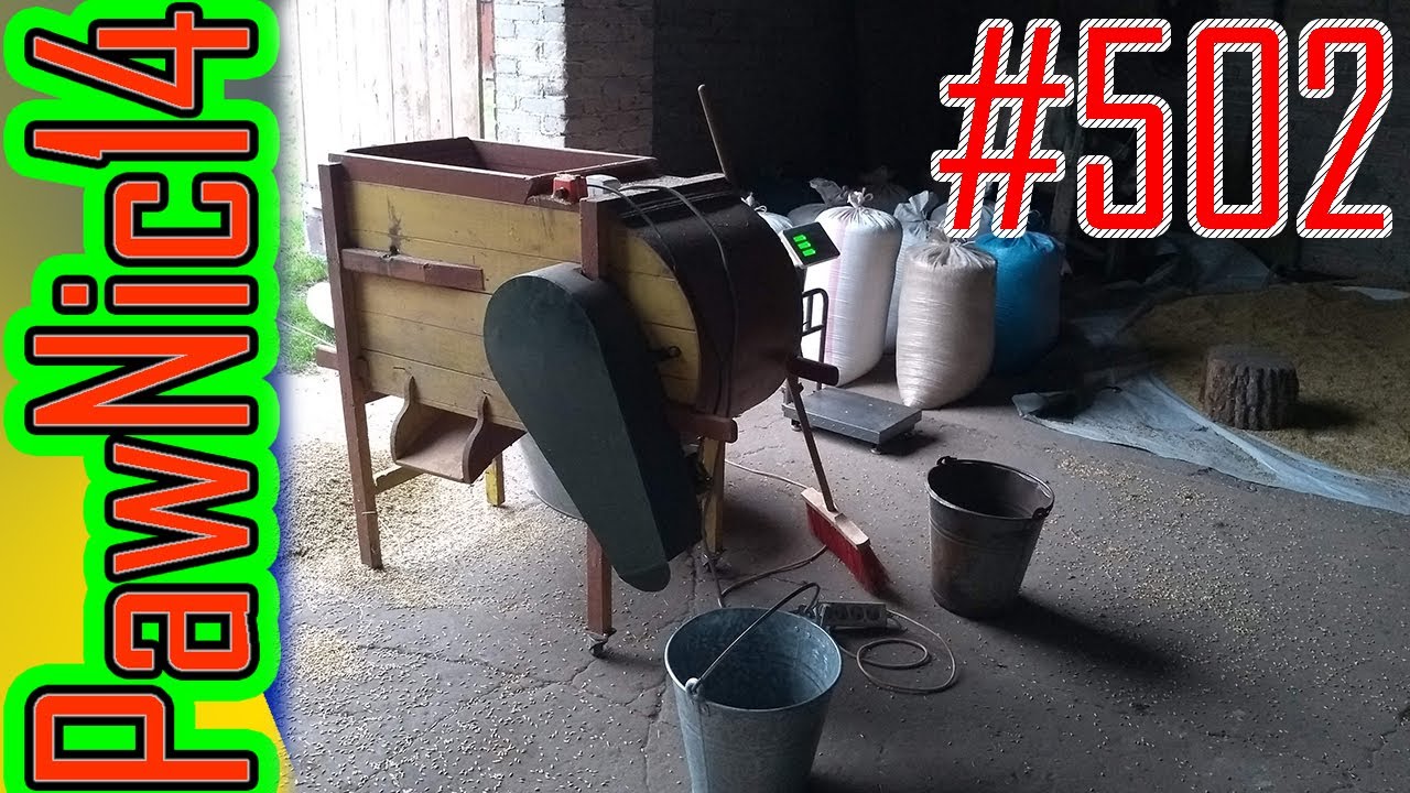Oczyszczanie nasion jęczmienia jarego - Życie zwyczajnego rolnika #502