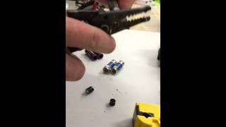 Terminating Quad Shield Coax with Universal SNS6D F-Connector Fittings
