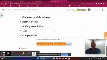 Moodle Checklist Set-Up