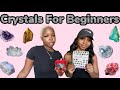CRYSTALS FOR BEGINNERS | How To Cleanse, Charge, & Use | The Girls
