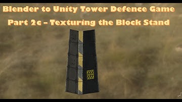 Blender to Unity Tower Defense Game - 2c - Texturing the Block Stand in Substance Painter 2