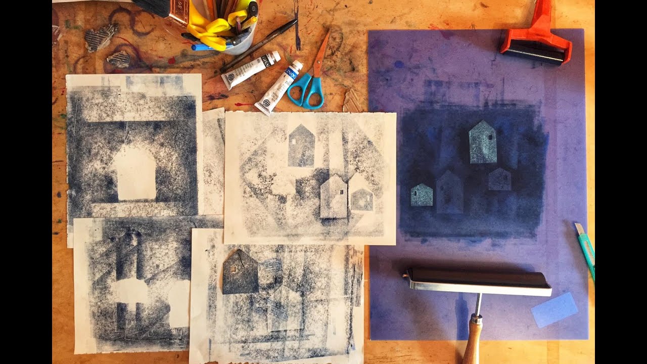 Monotipia _ Le casette