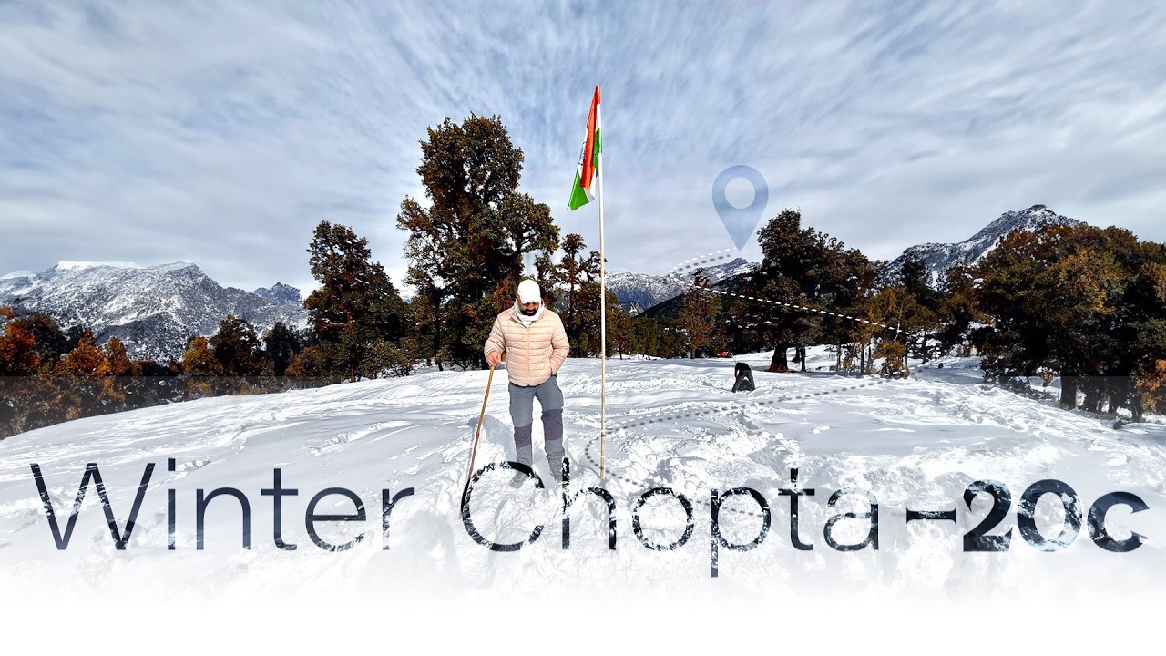 Chopta-Tungnath Diaries – Ep 2: -20°C Mein Jama Hua Swarg #tungnath #chopta #snowfall2026