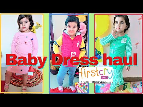 Huge Firstcry Baby👶 Girl Dresses Haul ! The Positive Peach - YouTube